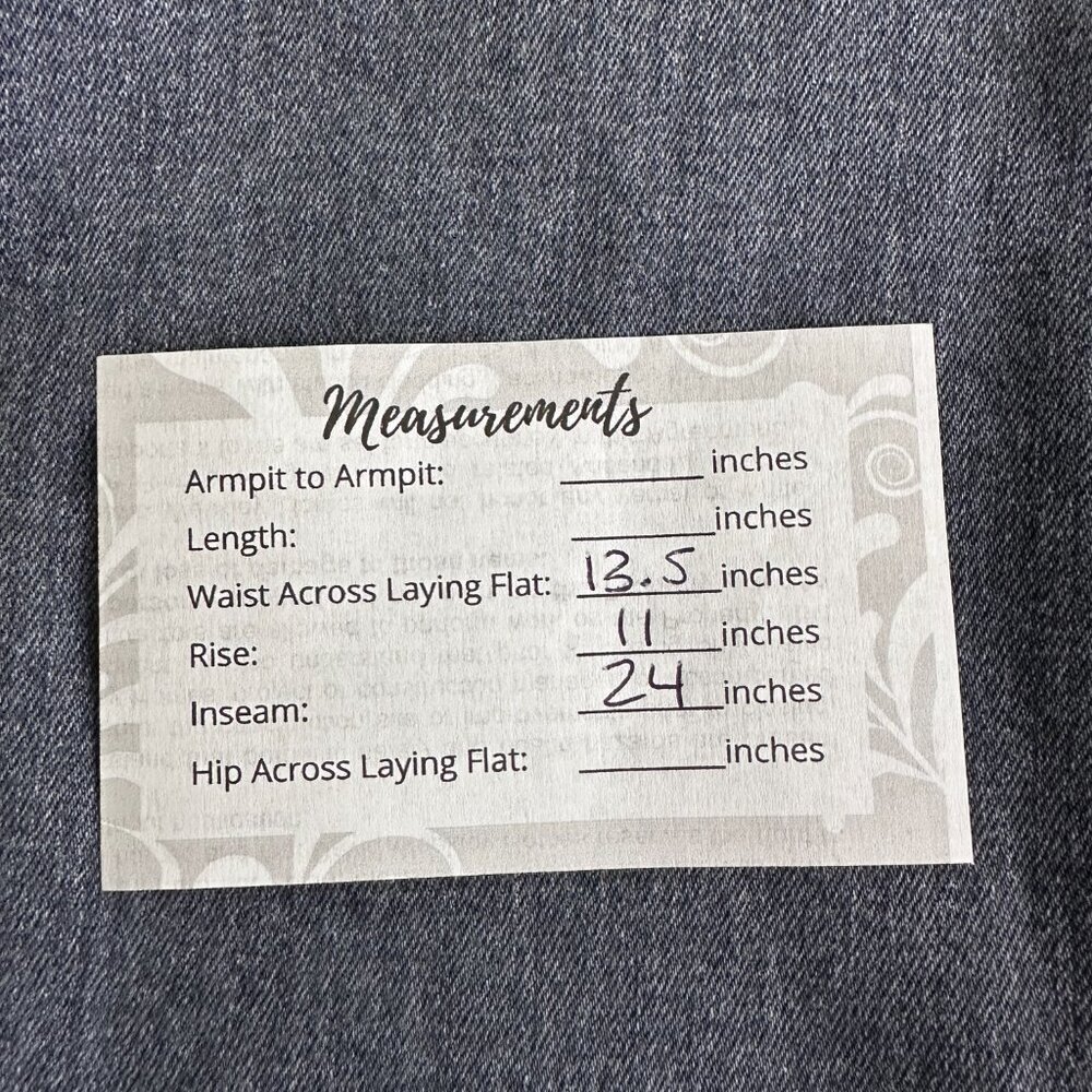 The Great The Straight A Cropped Jeans High Rise Button Fly Indigo 25 #A1228 - Picture 9 of 10